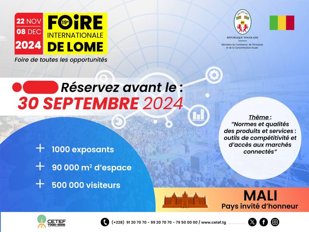 foire 2024 cetef togo